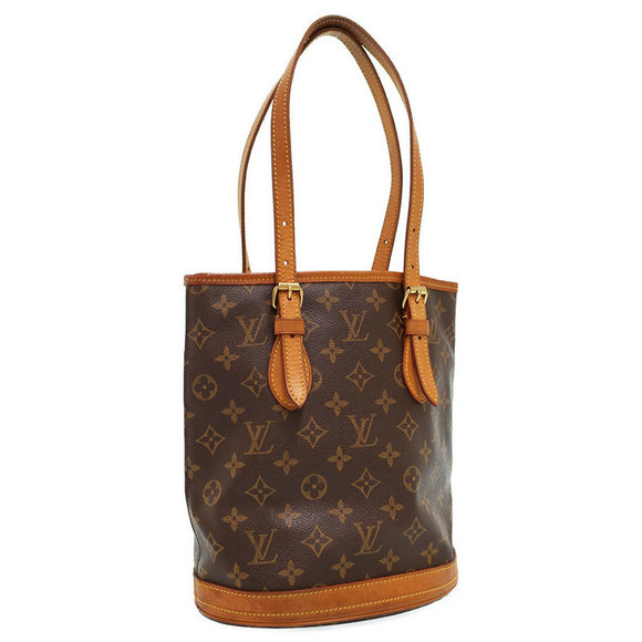 Louis Vuitton Pouch PM Bag Monogram Bucket Shoulder - Picture 2 of 8